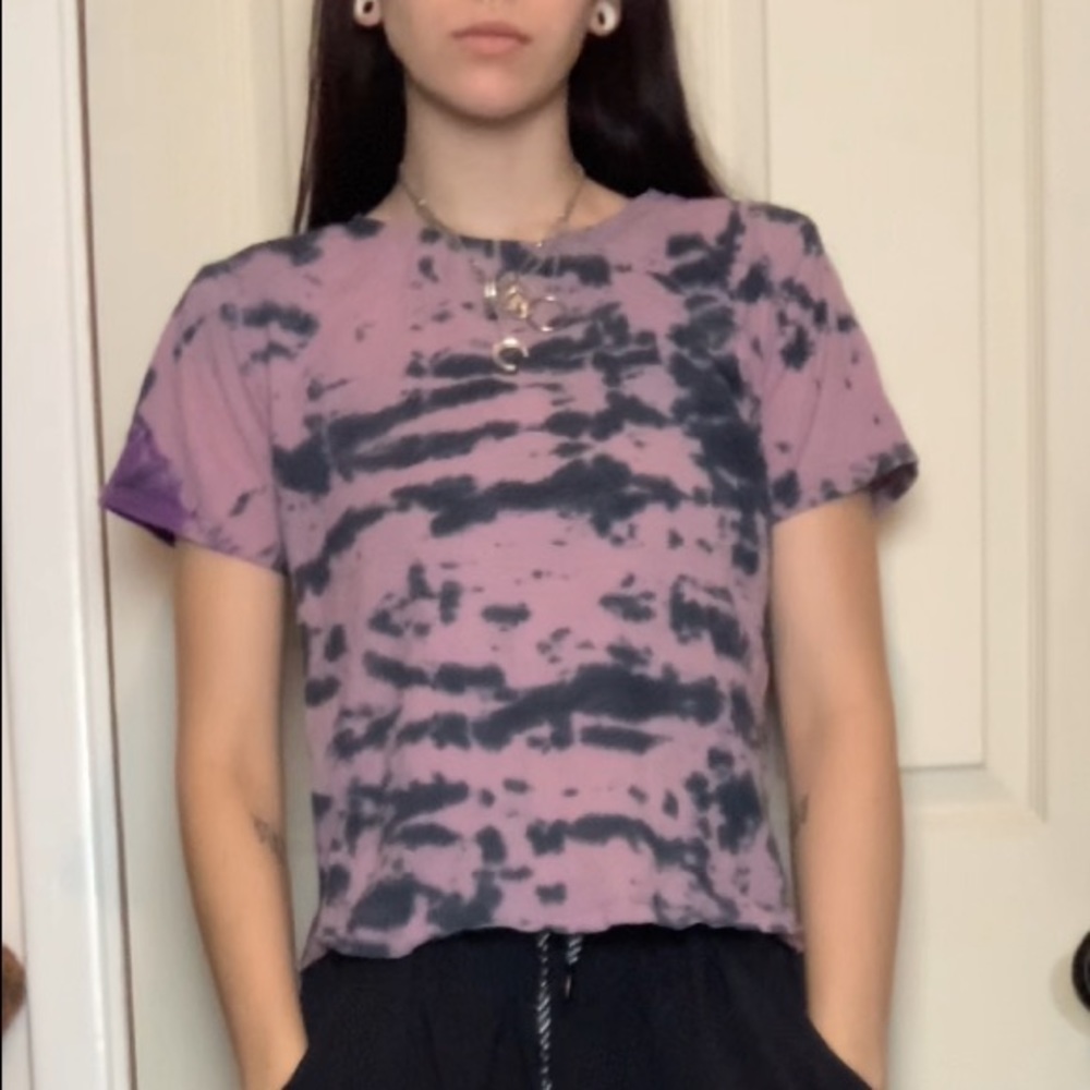 Tie Dye T-shirt Cropped